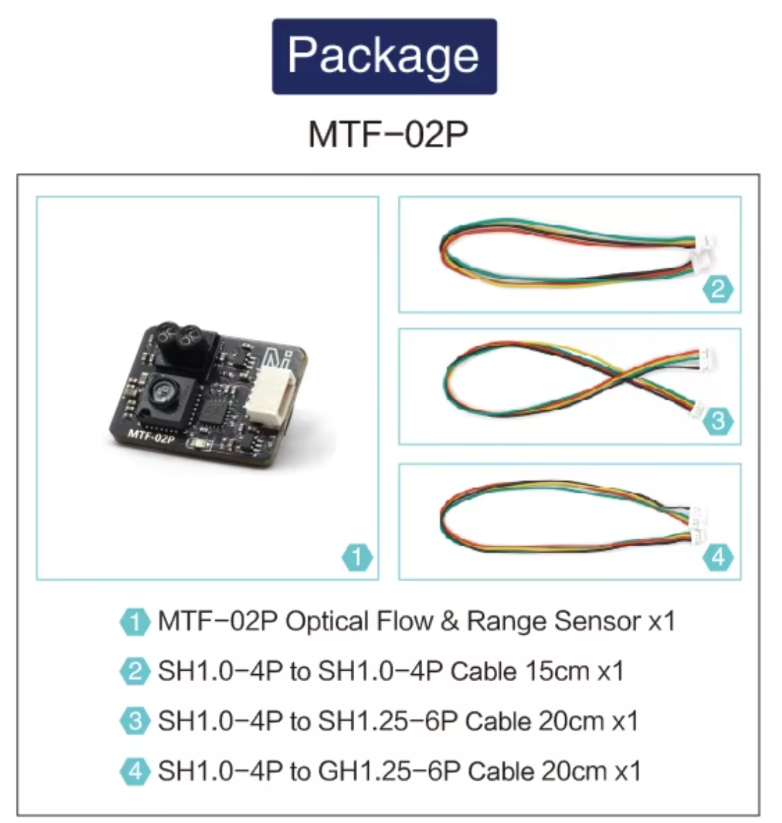 MicoAir MTF-02P Micro Optical Flow & Range Sensor — 1.5g, 6m ToF, Outdoor-Capable, for ArduPilot / PX4 / INAV