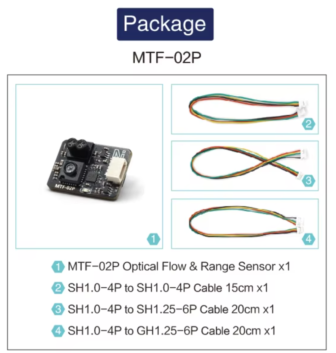 MicoAir Optical Flow & Range Sensor MTF-02P Compatible with Ardupilot/PX4/INAV