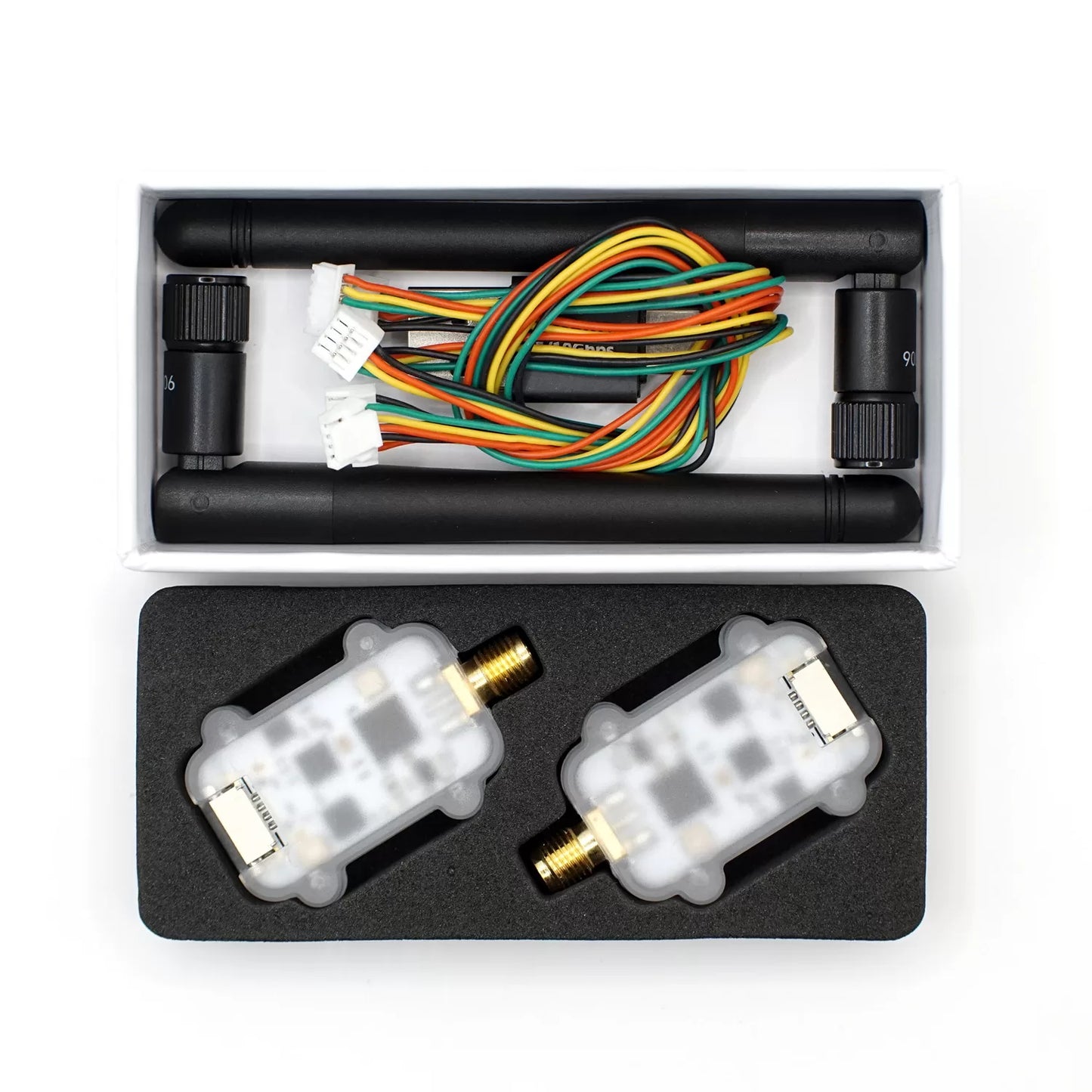 LR900-P telemetry radio pair — air unit and ground unit