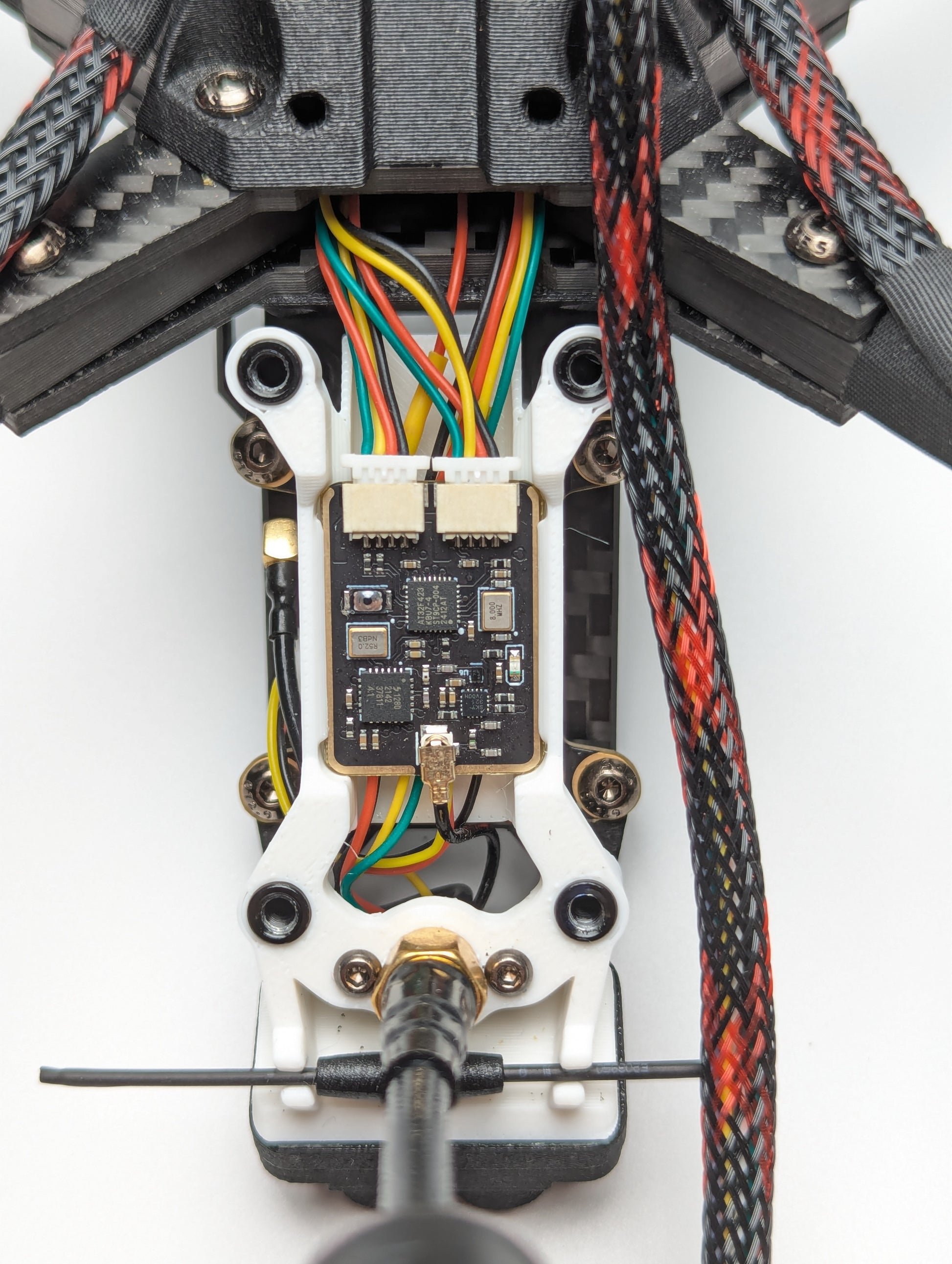 MicoAir TRS TX module installed in a radio controller